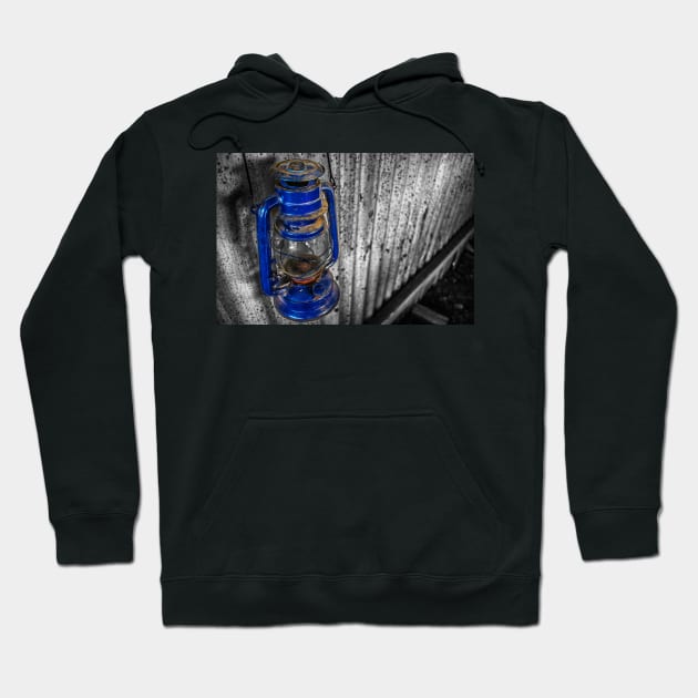 Night Light Old School Hoodie by MT Photography & Design